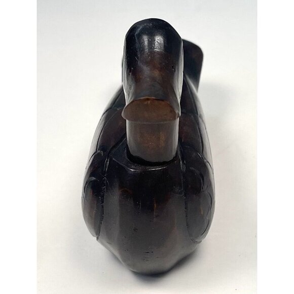 VTG MCM 10" Hand Carved Wooden Wood DUCK DECOY Figurine Art Tabletop Decor - Picture 3 of 5